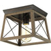 Progress Canada - One Light Flush Mount - Briarwood - Antique Bronze- Union Lighting Luminaires Decor