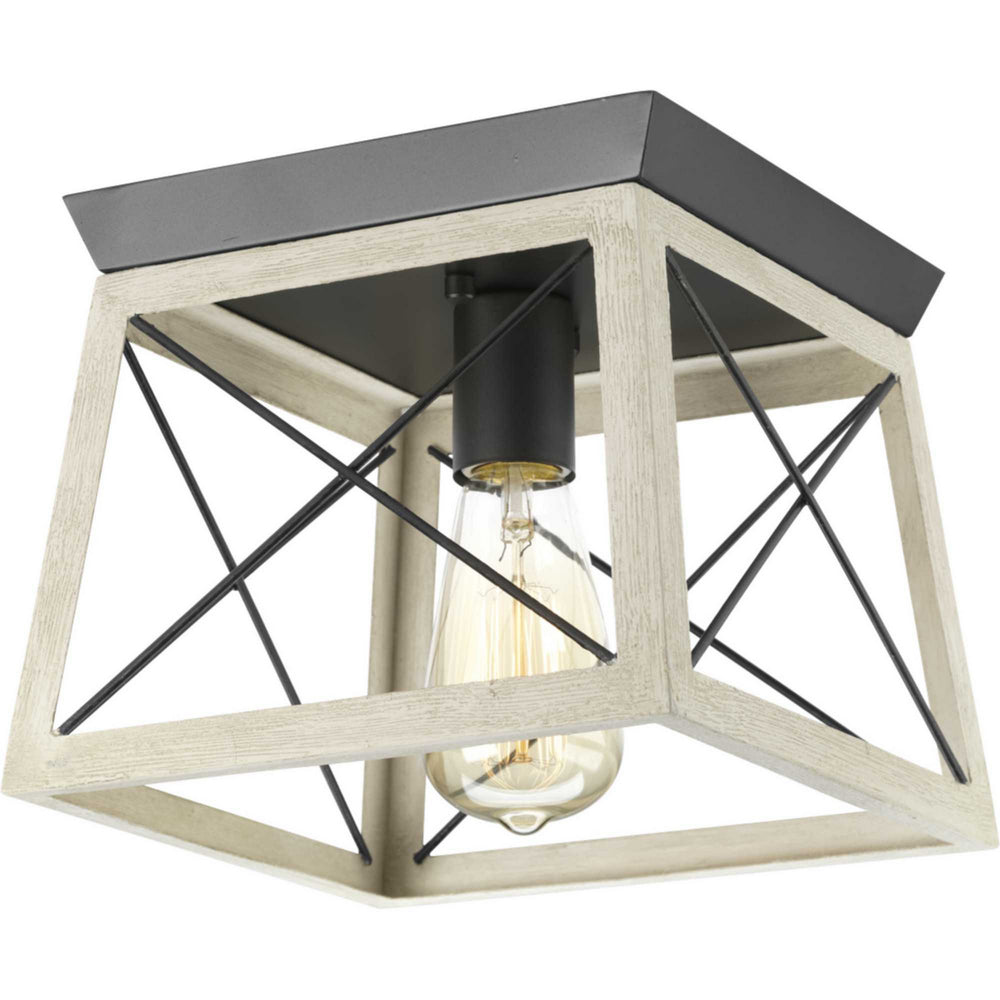 Progress Canada - One Light Flush Mount - Briarwood - Graphite- Union Lighting Luminaires Decor