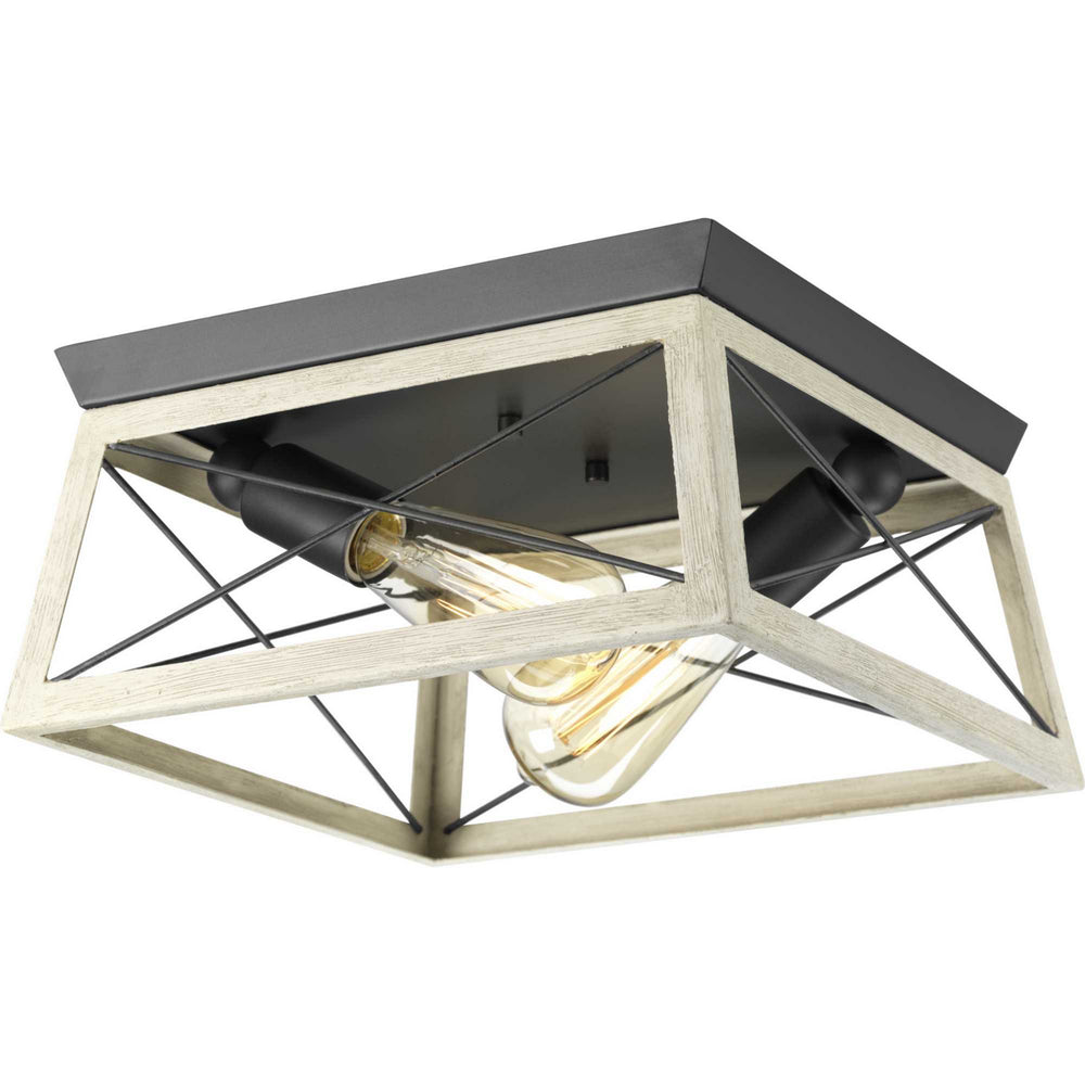 Progress Canada - Two Light Flush Mount - Briarwood - Graphite- Union Lighting Luminaires Decor