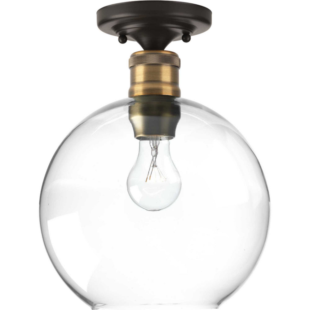 Progress Canada - One Light Flush Mount - Hansford - Antique Bronze- Union Lighting Luminaires Decor