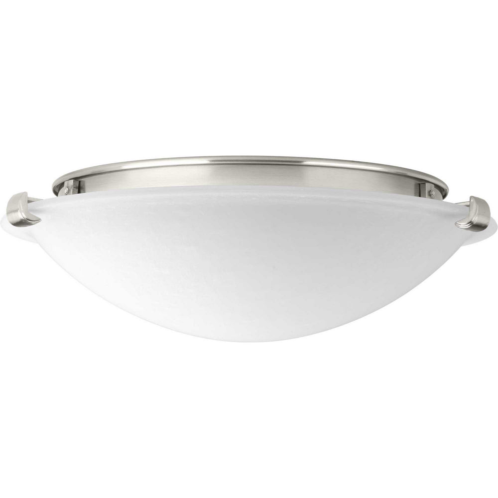 Progress Canada - LED Flush Mount - Linen Dome LED - Brushed Nickel- Union Lighting Luminaires Decor