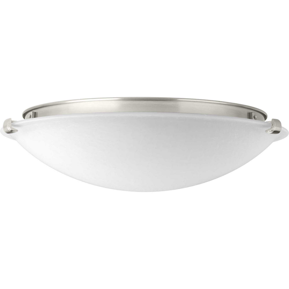 Progress Canada - LED Flush Mount - Linen Dome LED - Brushed Nickel- Union Lighting Luminaires Decor