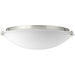 Progress Canada - LED Flush Mount - Linen Dome LED - Brushed Nickel- Union Lighting Luminaires Decor