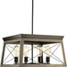 Progress Canada - Four Light Chandelier - Briarwood - Antique Bronze- Union Lighting Luminaires Decor