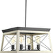 Progress Canada - Four Light Chandelier - Briarwood - Graphite- Union Lighting Luminaires Decor