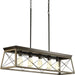 Progress Canada - Five Light Linear Chandelier - Briarwood - Antique Bronze- Union Lighting Luminaires Decor