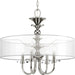 Progress Canada - Four Light Pendant - Marche' - Polished Nickel- Union Lighting Luminaires Decor
