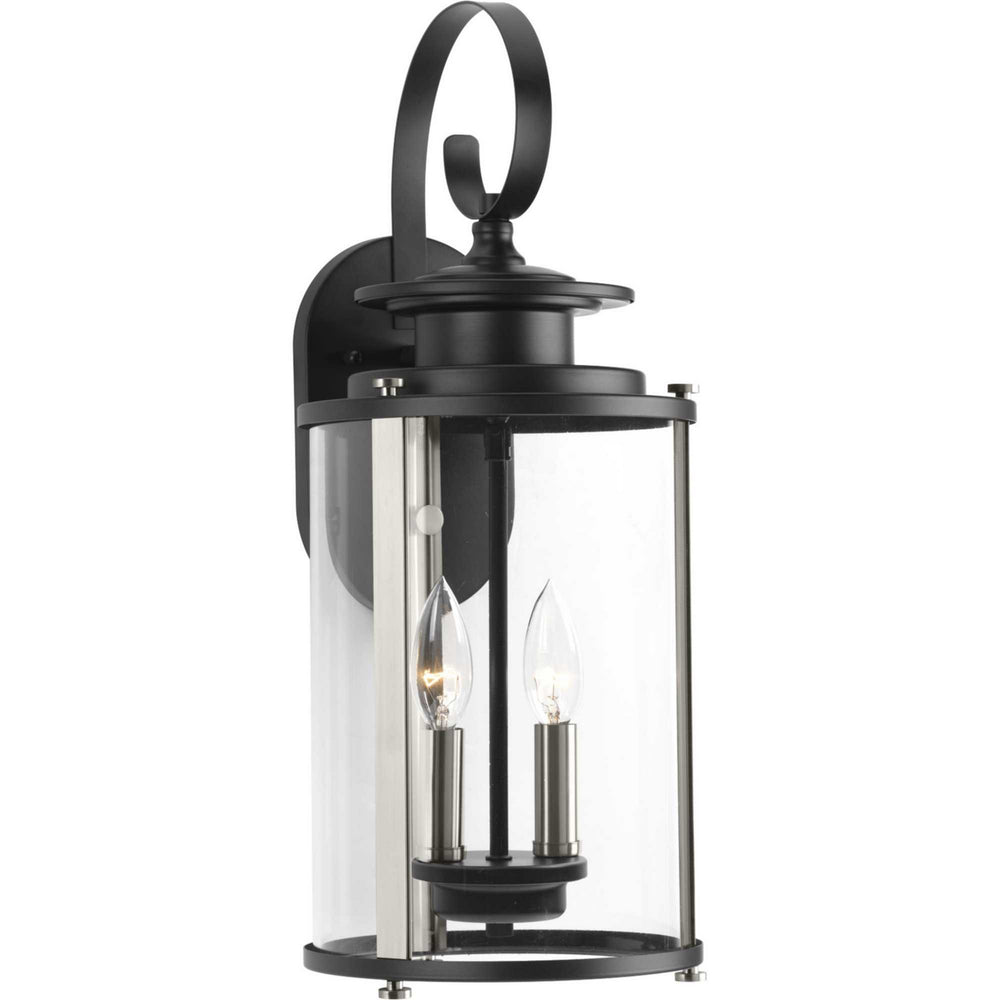 Progress Canada - Two Light Wall Lantern - Squire - Black- Union Lighting Luminaires Decor