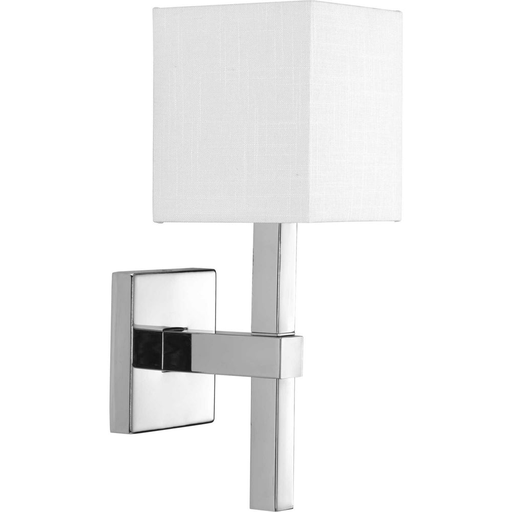 Progress Canada - One Light Wall Sconce - Metro - Polished Chrome- Union Lighting Luminaires Decor