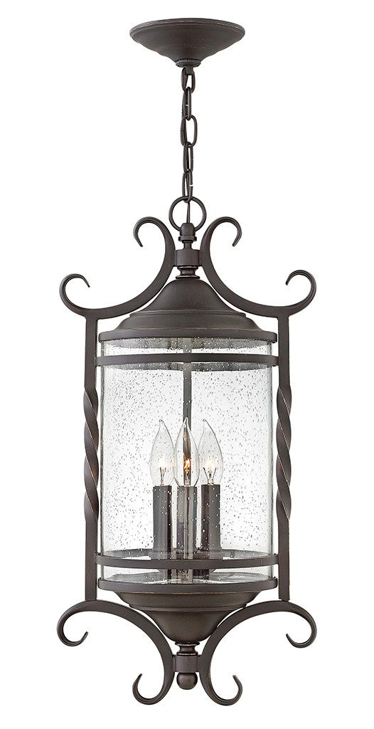 Hinkley Canada - LED Hanging Lantern - Casa - Olde Black- Union Lighting Luminaires Decor