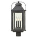 Hinkley Canada - LED Post Top or Pier Mount Lantern - Anchorage - Aged Zinc- Union Lighting Luminaires Decor