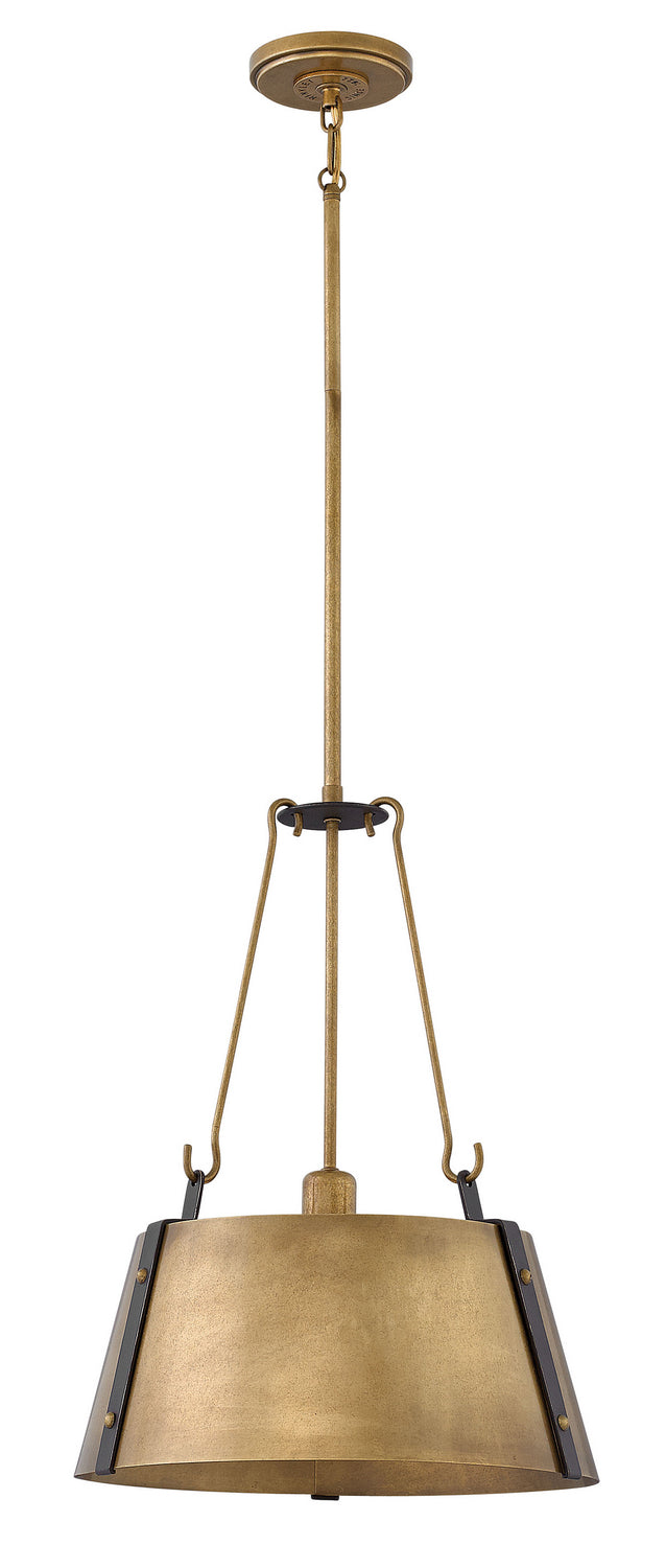 Hinkley Canada - LED Pendant - Cartwright - Rustic Brass- Union Lighting Luminaires Decor
