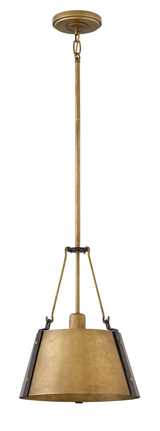 Hinkley Canada - LED Pendant - Cartwright - Rustic Brass- Union Lighting Luminaires Decor