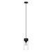Eglo Canada - One Light Pendant - Montey - Matte Black- Union Lighting Luminaires Decor