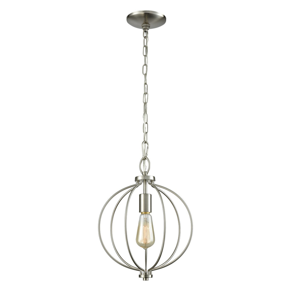 ELK Home - One Light Mini Pendant - Williamsport - Brushed Nickel- Union Lighting Luminaires Decor