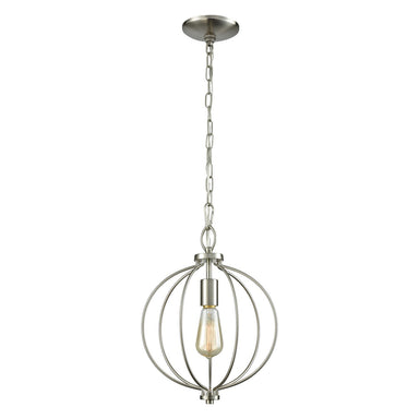 ELK Home - One Light Mini Pendant - Williamsport - Brushed Nickel- Union Lighting Luminaires Decor