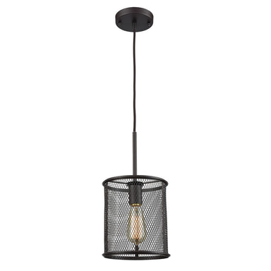 ELK Home - One Light Mini Pendant - Williamsport - Oil Rubbed Bronze- Union Lighting Luminaires Decor