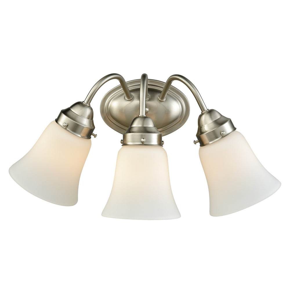 ELK Home - Three Light Vanity - Califon - Brushed Nickel- Union Lighting Luminaires Decor