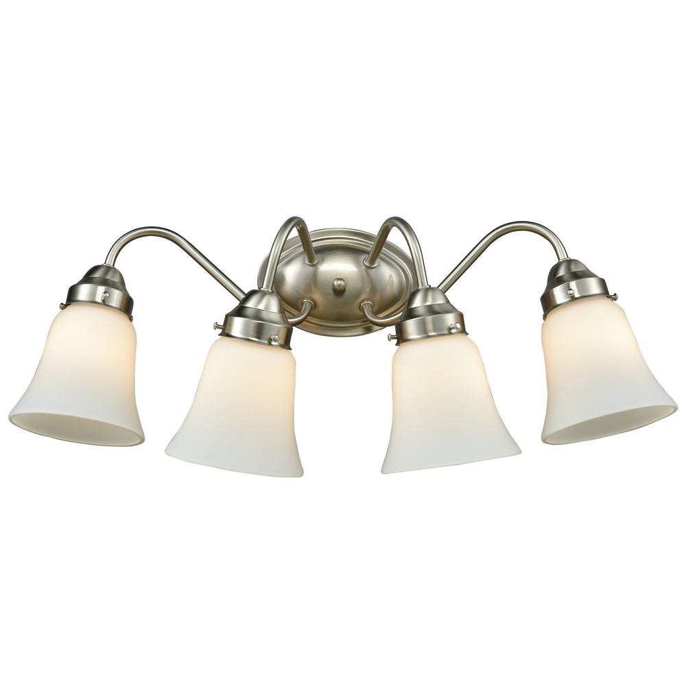 ELK Home - Four Light Vanity - Califon - Brushed Nickel- Union Lighting Luminaires Decor