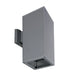Eurofase Canada - OUTDR,WLLMNT,50W GU10,SQ,UPDN - ARCHITECTURAL OUTDOOR - Grey- Union Lighting Luminaires Decor