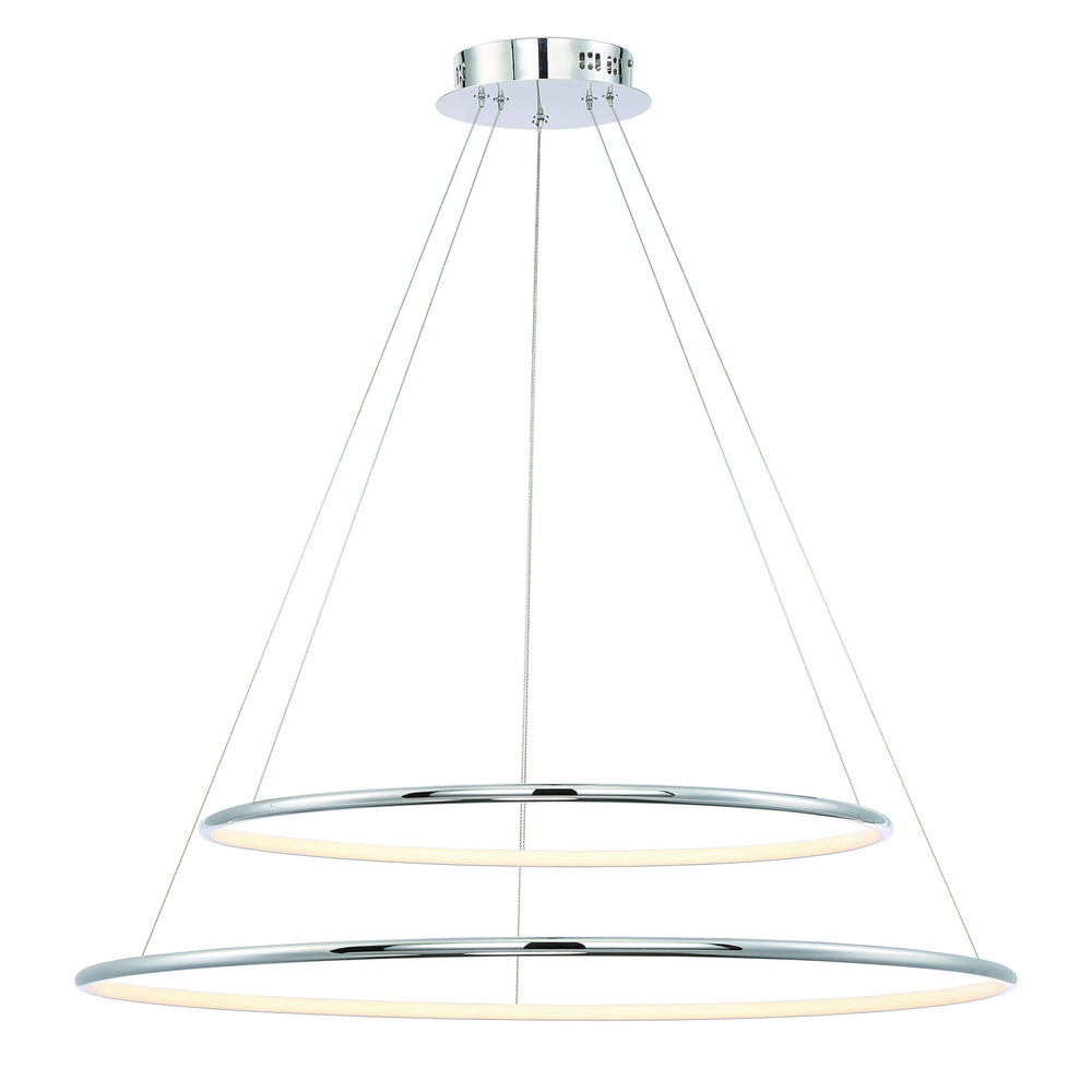 Eurofase Canada - VALLEY-CHD-2LT-32IN-CHR-WH - VALLEY - Chrome- Union Lighting Luminaires Decor
