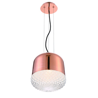 Eurofase Canada - One Light Pendant - Corson - Rose Gold- Union Lighting Luminaires Decor