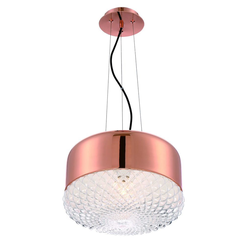 Eurofase Canada - One Light Pendant - Corson - Rose Gold- Union Lighting Luminaires Decor