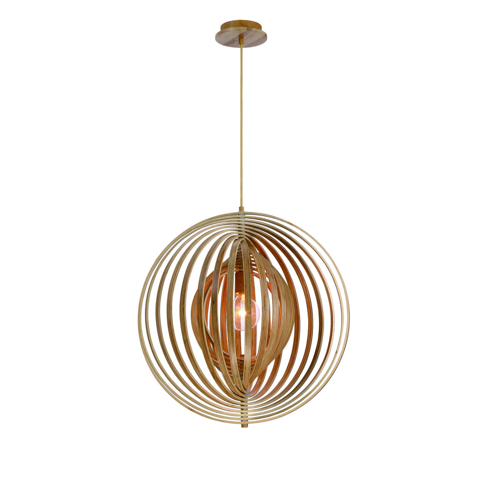 Eurofase Canada - One Light Pendant - Abruzzo - Wood- Union Lighting Luminaires Decor