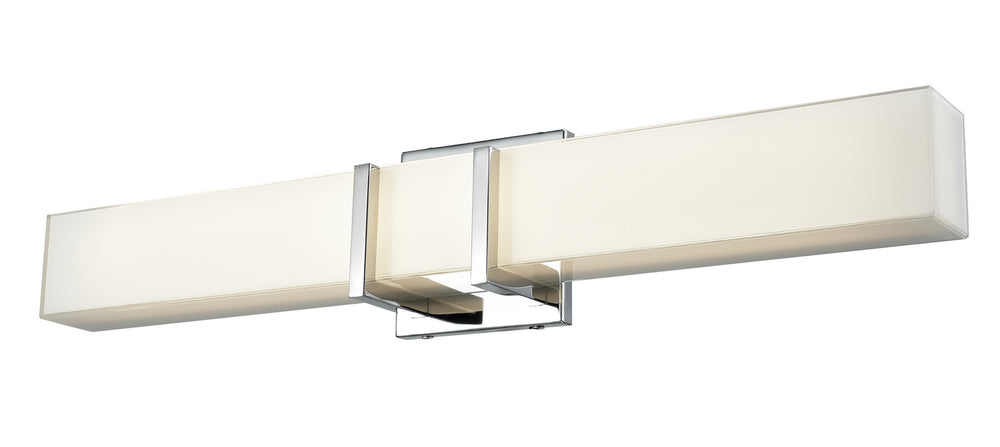 DVI Canada - LED Vanity - Secord Ac Led - Chrome w/Silk Screened Opal Glass- Union Lighting Luminaires Decor