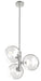 DVI Canada - Three Light Pendant - Courcelette - Chrome With Clear Glass- Union Lighting Luminaires Decor
