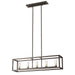 DVI Canada - Five Light Linear Pendant - Sambre - Multiple Finishes And Graphite w/Clear Glass- Union Lighting Luminaires Decor