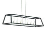 DVI Canada - Six Light Linear Pendant - Laurentian - Satin Nickel And Graphite- Union Lighting Luminaires Decor