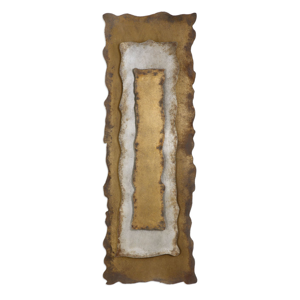 Uttermost - Panel - Jaymes - Antique Bronze, Silver, And Gold- Union Lighting Luminaires Decor