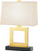 Robert Abbey - One Light Table Lamp - Doughnut - Natural Brass- Union Lighting Luminaires Decor