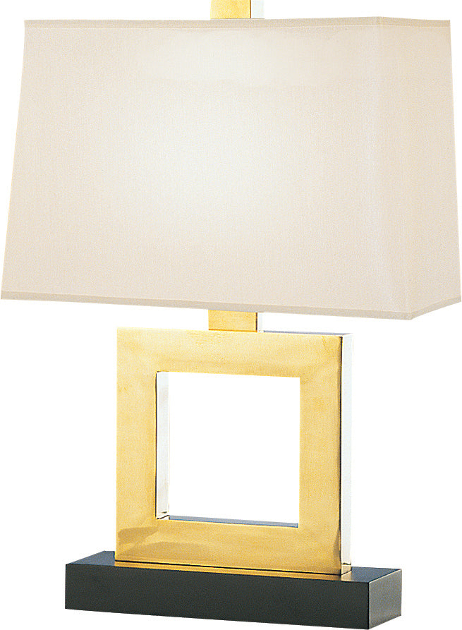 Robert Abbey - One Light Table Lamp - Doughnut - Natural Brass- Union Lighting Luminaires Decor
