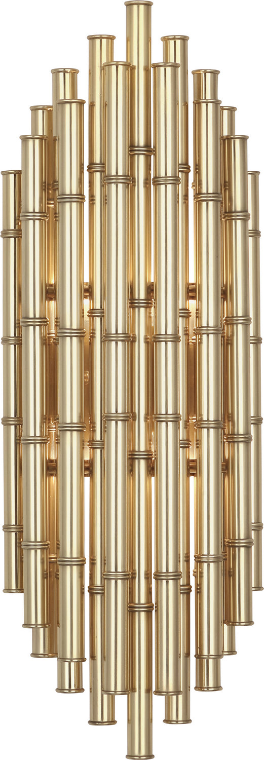 Robert Abbey - Two Light Wall Sconce - Jonathan Adler Meurice - Modern Brass- Union Lighting Luminaires Decor