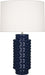 Robert Abbey - One Light Table Lamp - Dolly - Midnight Blue Glazed Textured Ceramic- Union Lighting Luminaires Decor