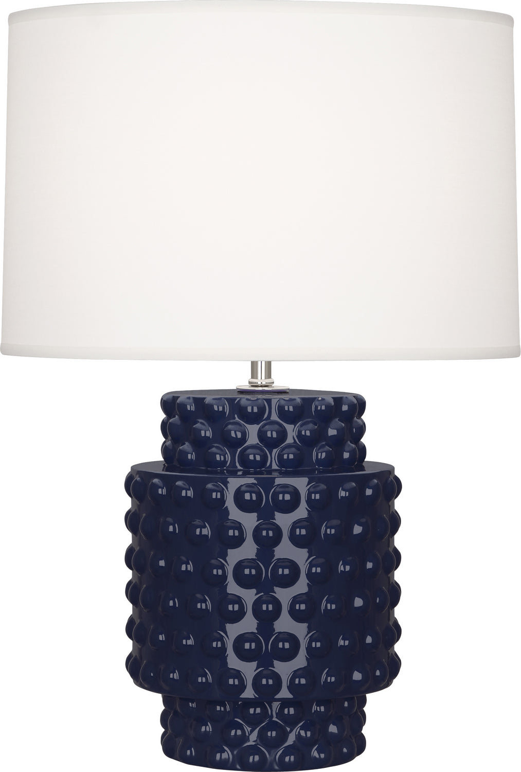 Robert Abbey - One Light Accent Lamp - Dolly - Midnight Blue Glazed Textured Ceramic- Union Lighting Luminaires Decor
