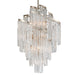 Corbett Lighting Canada - 13 Light Chandelier - Mont Blanc - Modern Silver Leaf- Union Lighting Luminaires Decor