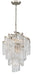 Corbett Lighting - Nine Light Chandelier - Mont Blanc - Modern Silver Leaf- Union Lighting Luminaires Decor
