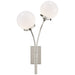 Visual Comfort Signature Canada - Two Light Wall Sconce - Prescott - Polished Nickel- Union Lighting Luminaires Decor