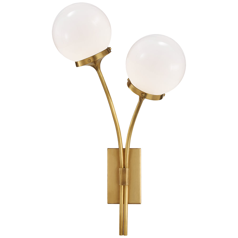 Visual Comfort Signature Canada - Two Light Wall Sconce - Prescott - Soft Brass- Union Lighting Luminaires Decor
