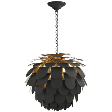Visual Comfort Signature Canada - One Light Chandelier - Cynara - Matte Black- Union Lighting Luminaires Decor