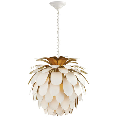 Visual Comfort Signature Canada - One Light Chandelier - Cynara - Plaster White- Union Lighting Luminaires Decor
