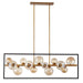 Dainolite Canada - 13 Light Pendant - Glasgow - Vintage Bronze- Union Lighting Luminaires Decor