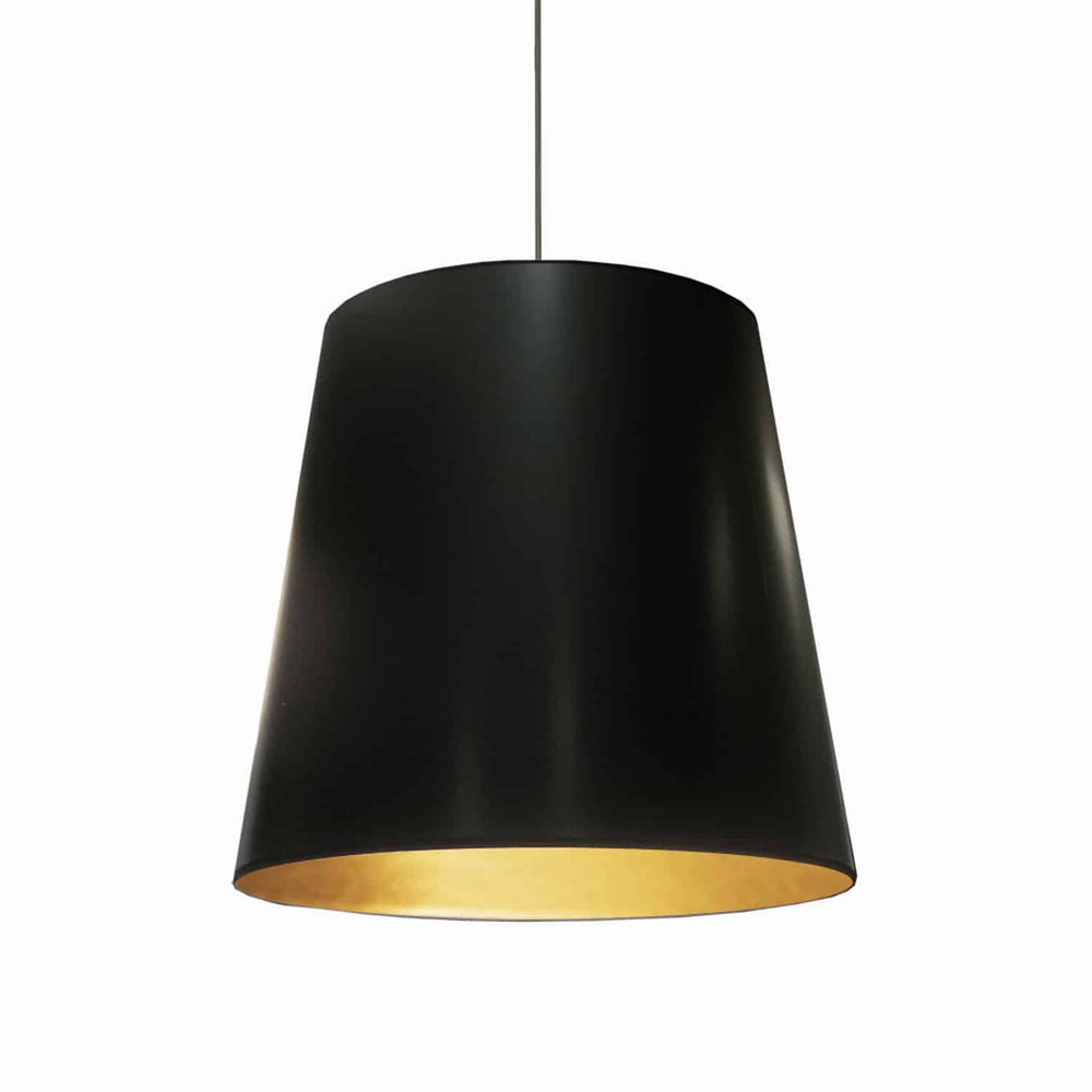 Dainolite Canada - One Light Pendant - Oversized Drum - Black- Union Lighting Luminaires Decor