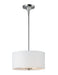 Maxim - Two Light Semi-Flush Mount - Bongo - Satin Nickel- Union Lighting Luminaires Decor