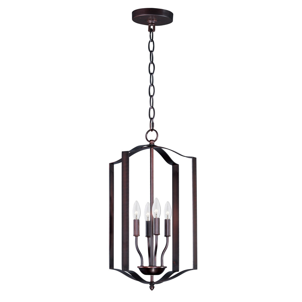 Maxim - Four Light Chandelier - Provident - Oil Rubbed Bronze- Union Lighting Luminaires Decor