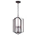 Maxim - Four Light Chandelier - Provident - Oil Rubbed Bronze- Union Lighting Luminaires Decor