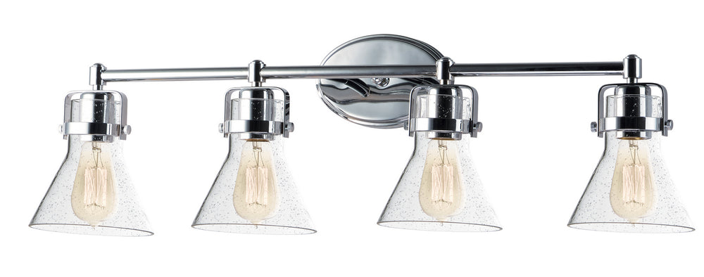 Maxim - Four Light Bath Vanity - Seafarer - Polished Chrome- Union Lighting Luminaires Decor
